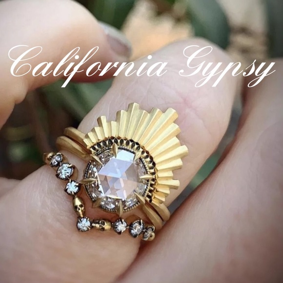 Gold Vintage 3 Piece Ring Set RESTOCKED - Picture 3 of 3